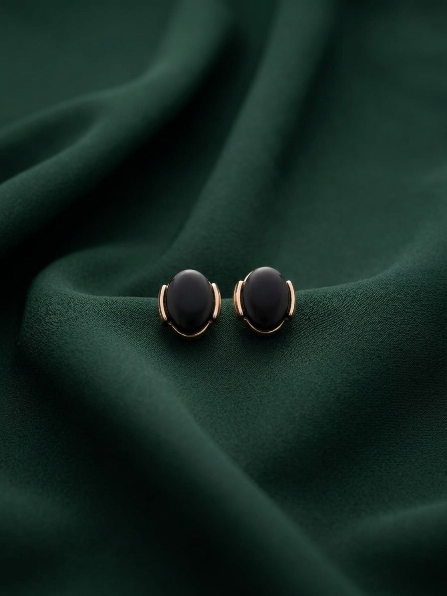 Women Gold Plated Beaded Trendy Studs