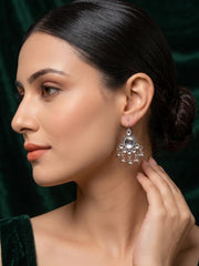 Silver Plated Drop Earrings