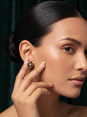 Gold Plated Stylish Fancy Studs