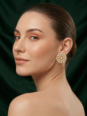 Gold Plated Stylish Fancy Studs