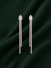 Silver Plated Fancy Tassels Earrings