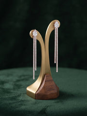 Silver Plated Fancy Tassels Earrings
