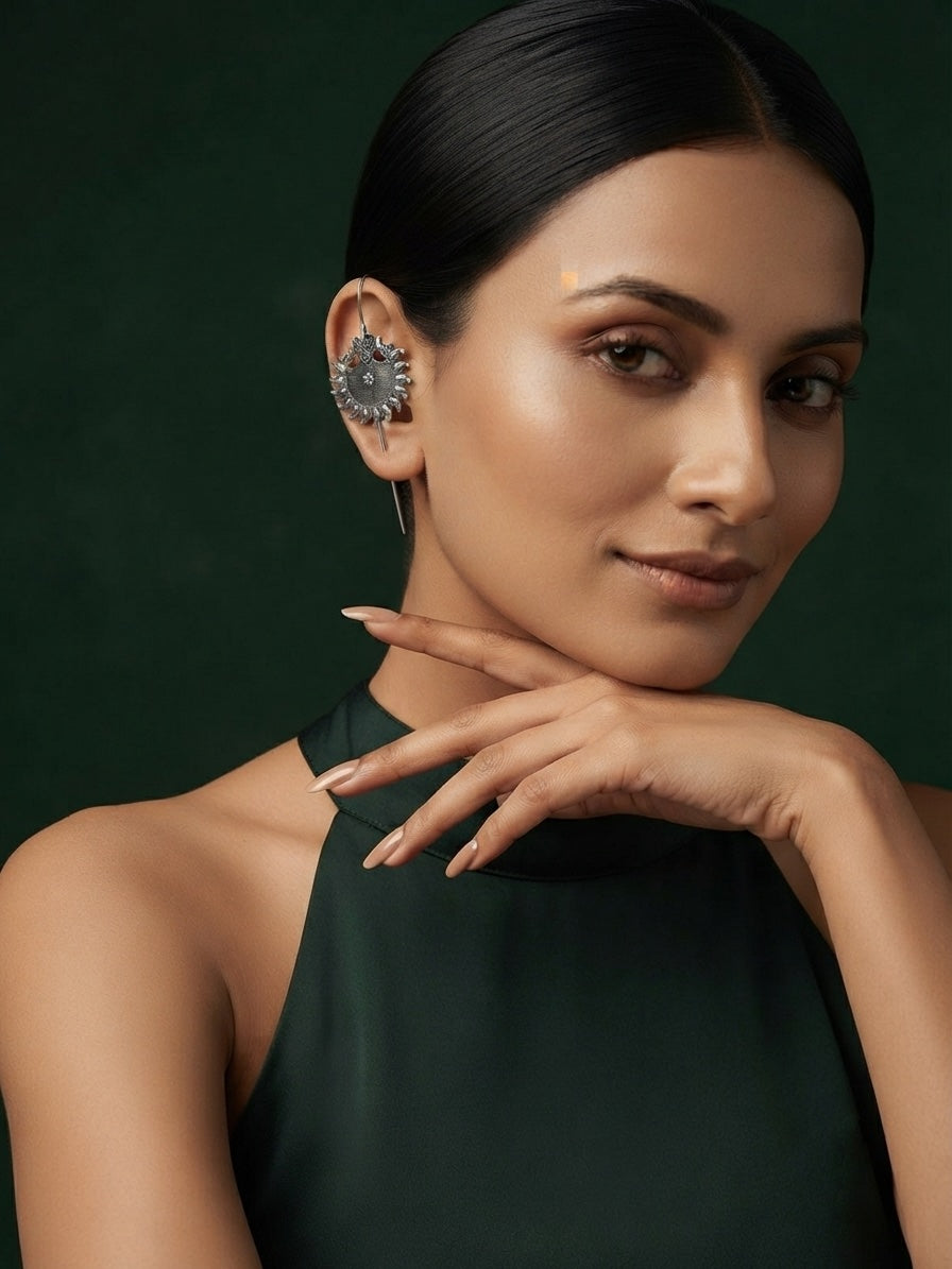 Silver Plated Stylish Ear Cuff