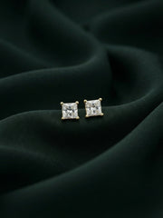 Silver Plated Dimond Fancy Mini Studs