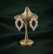 Gold Plated Stylish Fancy Earrings