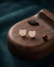 Gold Plated Stylish Heart Studs