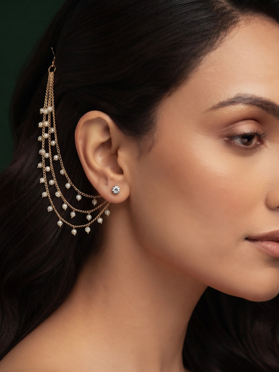 Gold Plated Classic Earchain