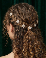 Women fancy bow hair fringe sticker