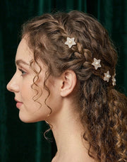 Women fancy bow hair fringe sticker