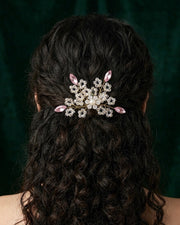 Stylish Korean Pearl and Crystal Partywear Clip