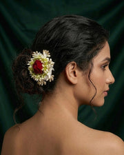 Artificial Shaded Flower Hair Juda Pin