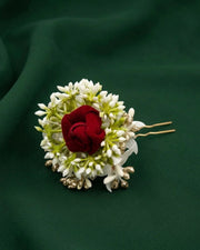 Artificial Shaded Flower Hair Juda Pin