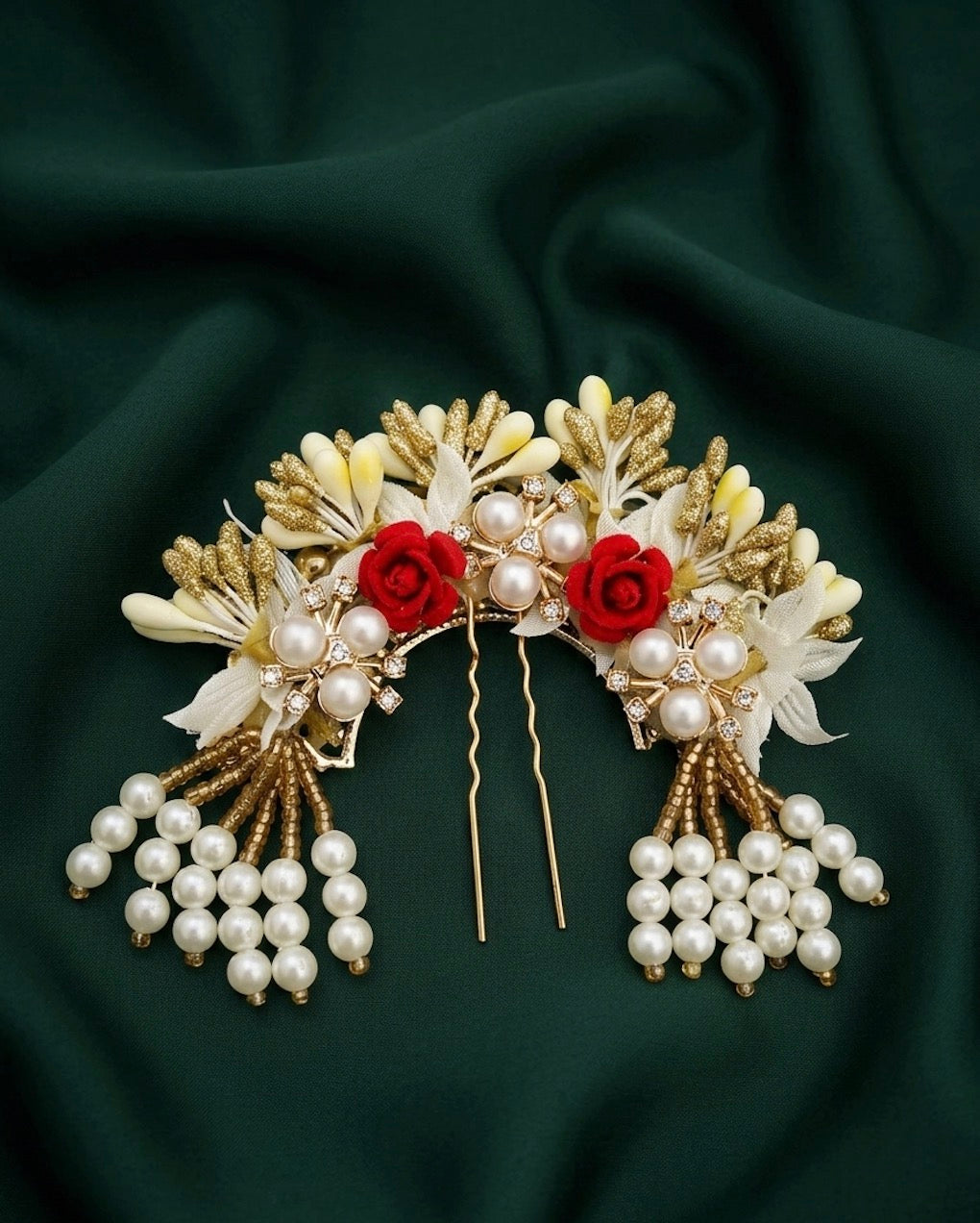 Women Fancy Flower Hair Juda Pin