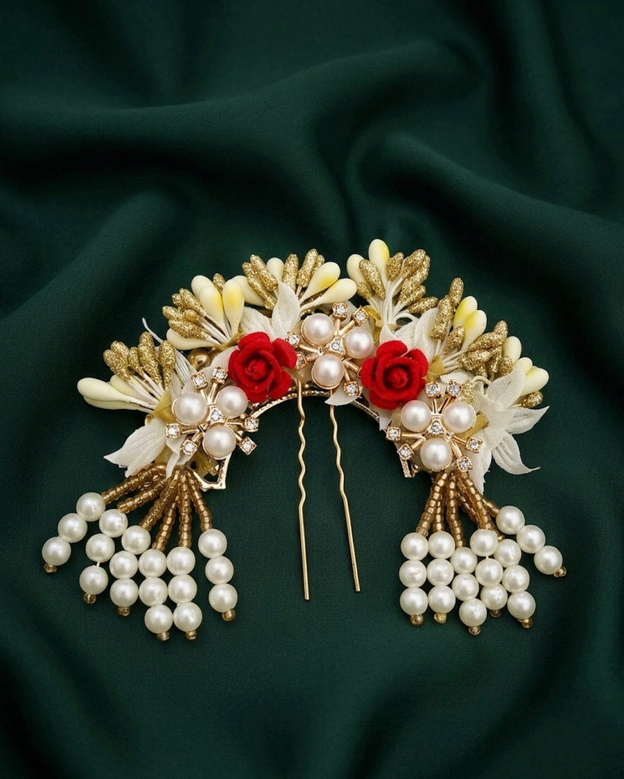 Women Fancy Flower Hair Juda Pin