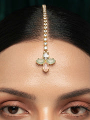 Gold-Plated Mang Tikka Head Jewellery