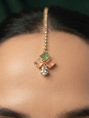 Gold-Plated Maang Tikka Head Jewellery