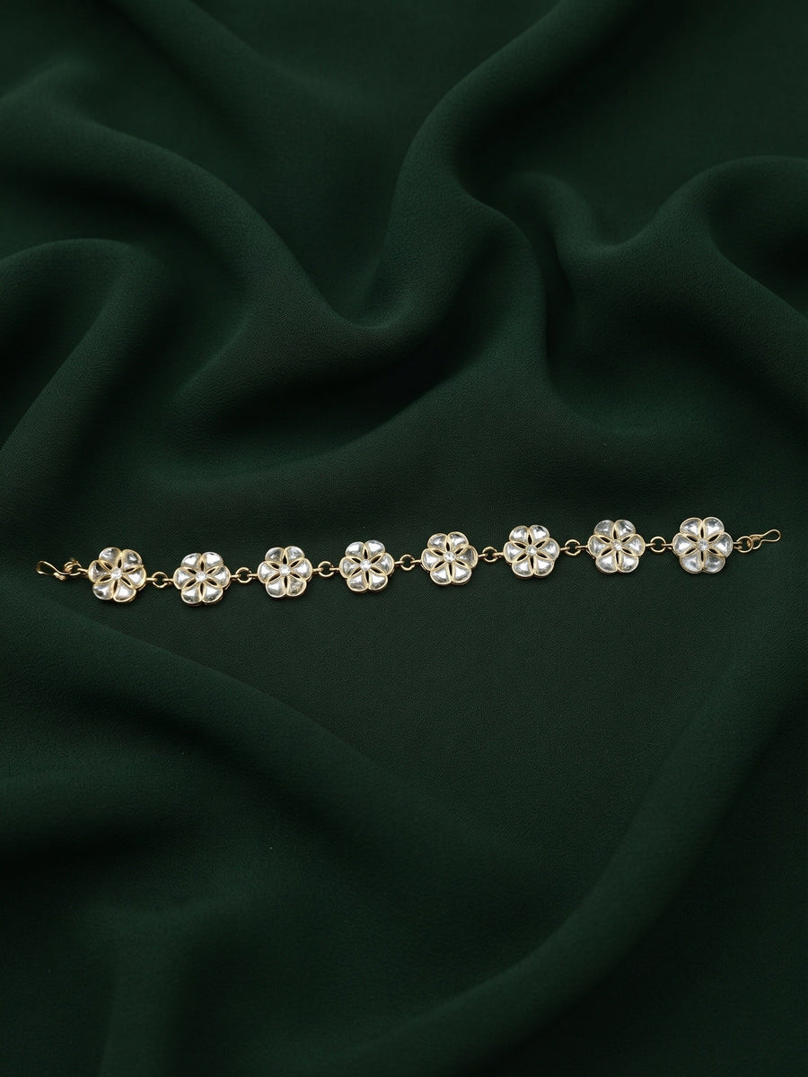 Gold Plated Kundan Matha Patti