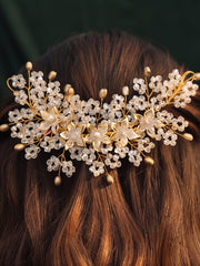 Stylish Korean Pearl and Crystal Partywear Clip