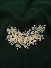 Stylish Korean Pearl and Crystal Partywear Clip
