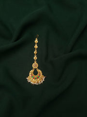Gold-Plated Mang Tikka Head Jewellery