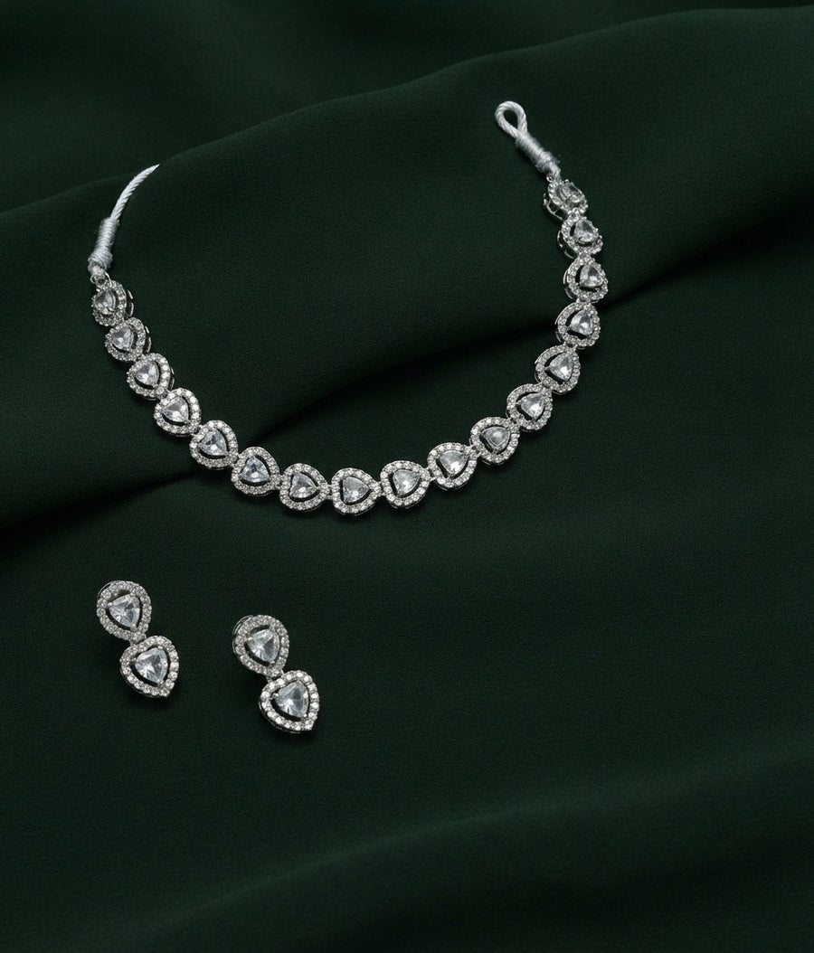 Women American Daimond Jewellery Set