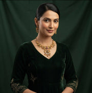 Women Gold Plated Traditional Jewellery Set