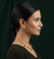 Women Gold Plated Minimal Jewellery Set
