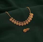 Women Gold Plated Minimal Jewellery Set