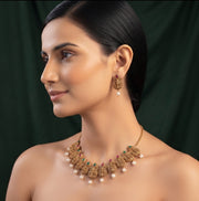 Women Gold Plated Traditional Jewellery Set