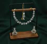 Women Silver Plated Trendy Jewellery Set
