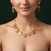 Women Gold Plated Traditional Jewellery Set