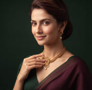 Women Gold Plated Traditional Jewellery Set