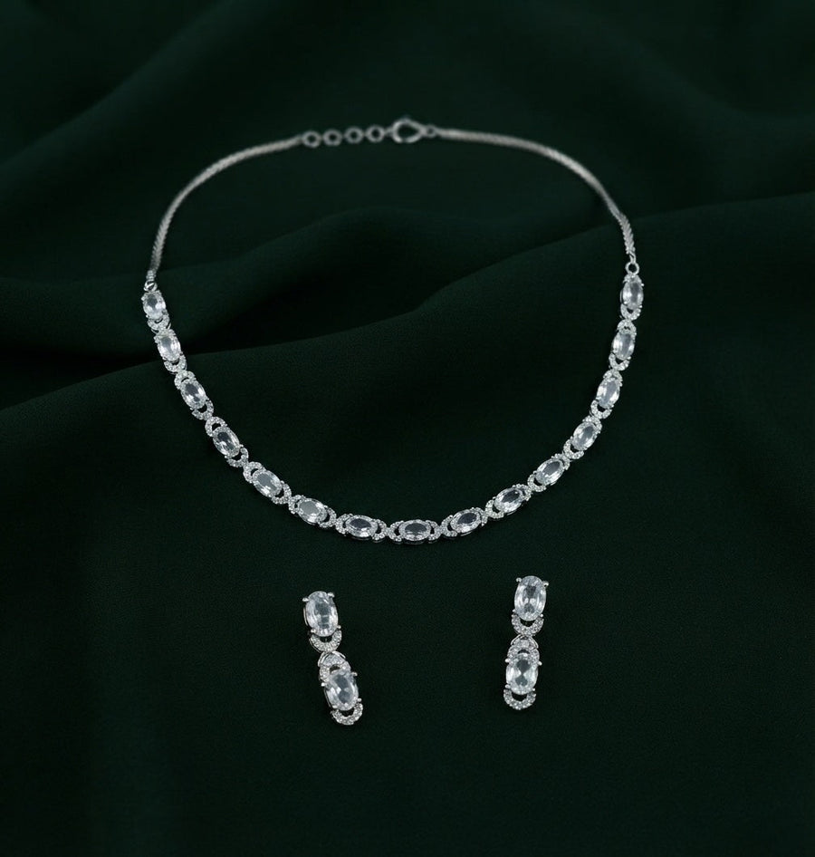 Women American Daimond Jewellery Set
