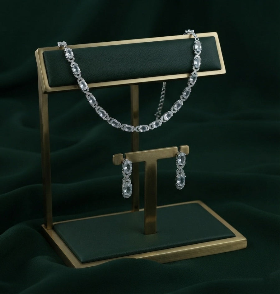 Women American Daimond Jewellery Set