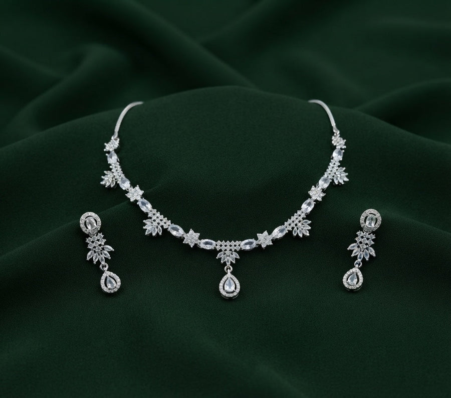 Women American Daimond Jewellery Set