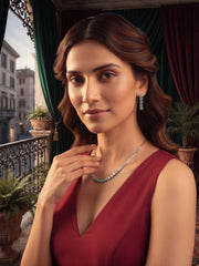 Women American Daimond Jewellery Set