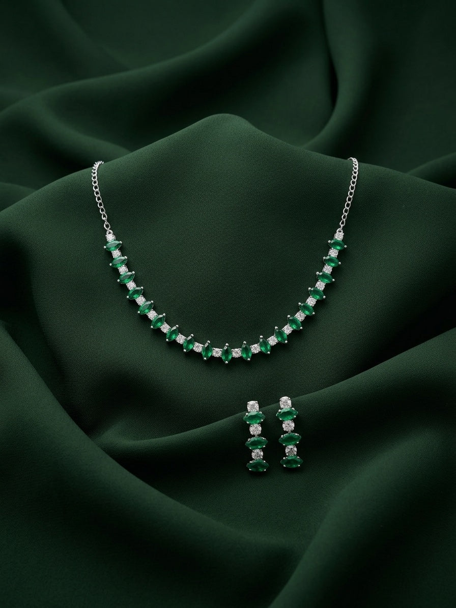 Women American Daimond Jewellery Set