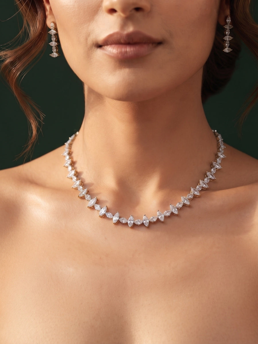 Women American Daimond Jewellery Set