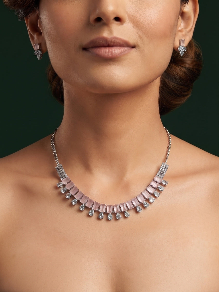 Women American Daimond Jewellery Set
