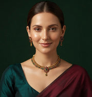 Women Gold Plated Traditional Jewellery Set