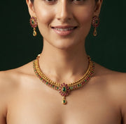 Women Gold Plated Traditional Jewellery Set