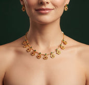 Women Gold Plated Indo-Western Jewellery Set