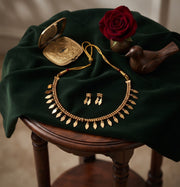 Women Gold Plated Ethnic Jewellery Set