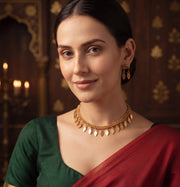 Women Gold Plated Ethnic Jewellery Set