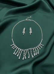 American Stone Necklace with Earring