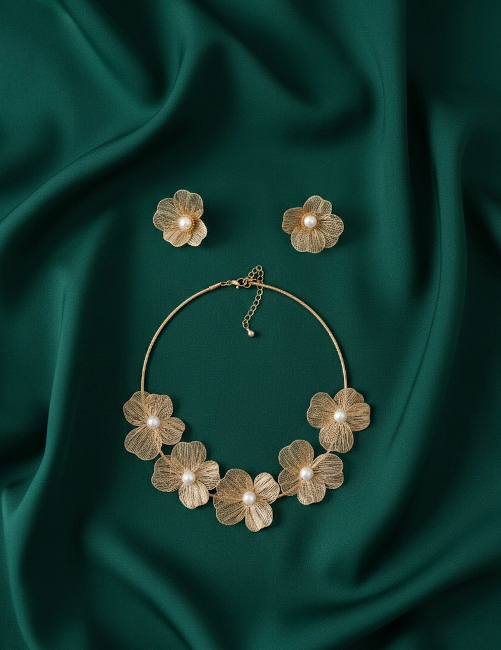 Women Statement Necklace With Earings