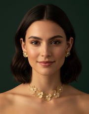 Women Statement Necklace With Earings