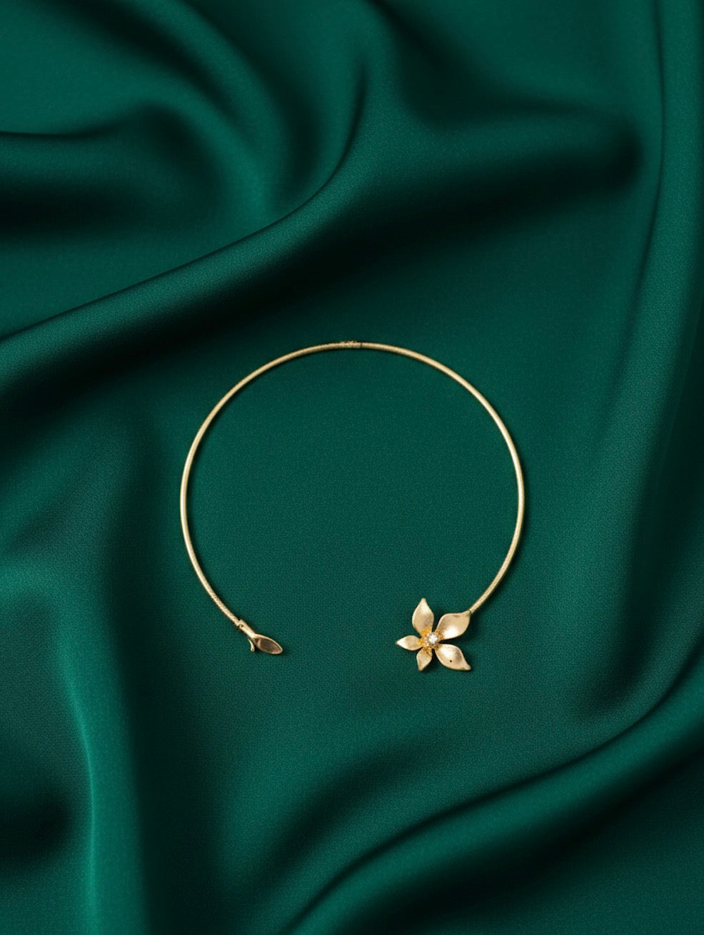 Gold Plated Slip-On Neck Band
