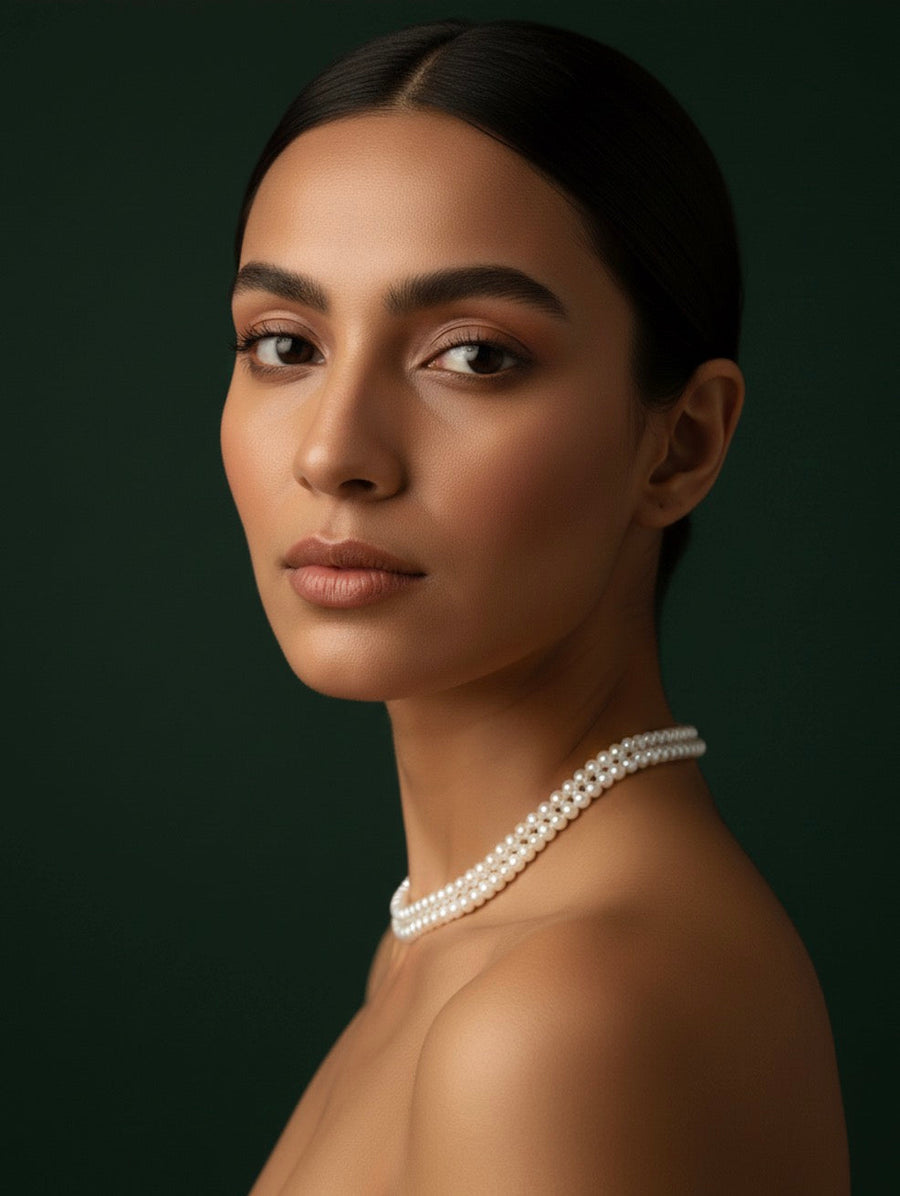 Pearls Mala Layered Necklace