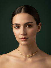 Gold Plated Neck Band Necklace